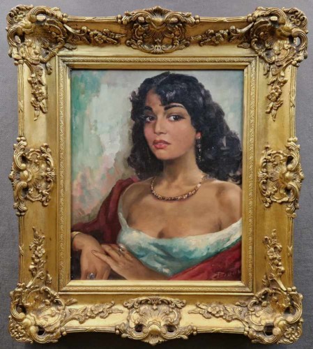 Obraz olejny Doris portret niewiasty Galeria Top Art