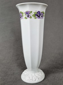 Rosenthal Maria ⭐ Porcelanowy wazon bratki