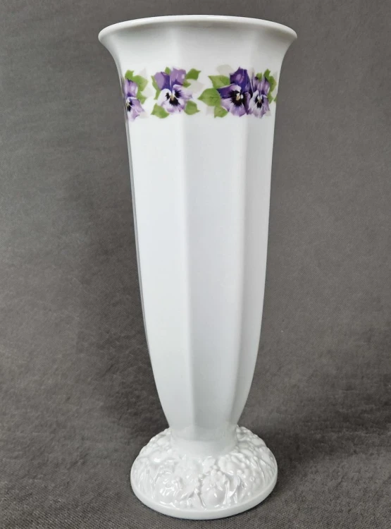Rosenthal Maria - Porcelanowy wazon bratki