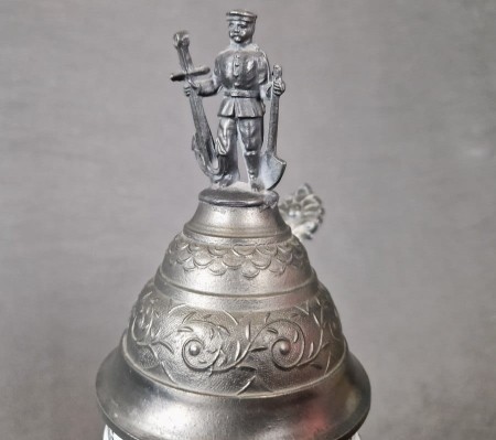 Unikat wojskowy kufel do piwa rezerwisty - Munchen 1907 - 10 rok