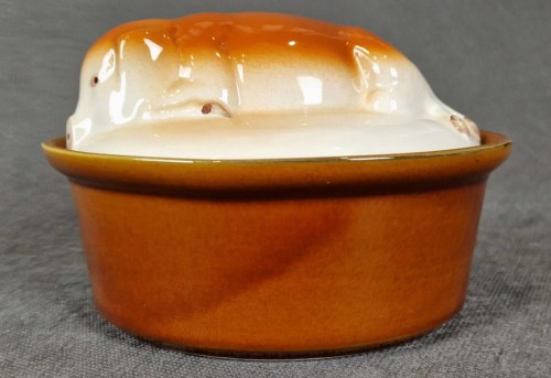Ceramiczny pojemnik na smalec - świnka
