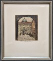 Wiedeń - Pałac Cesarski - akwaforta Robert Kasimir