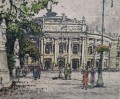 Opera Wiedeńska - Wiedeń - akwaforta Robert Kasimir