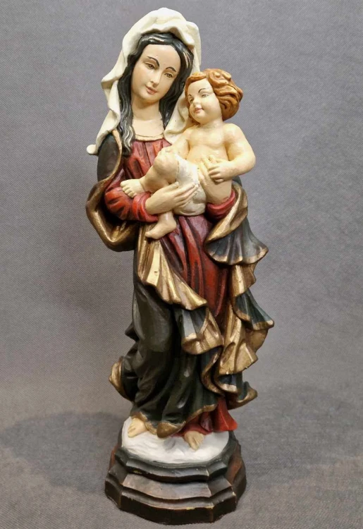 Madonna z dzieciątkiem duża figurka - Odlew z formy