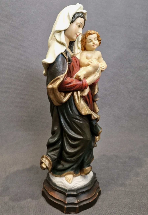 Madonna z dzieciątkiem duża figurka - Odlew z formy