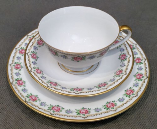 Eleganckie trio do śniadania - Porcelana Tirschenreuth