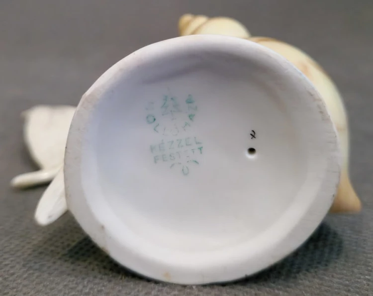 Skalar figurka ryby - Porcelana Hollohaza
