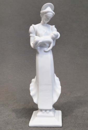 Biała Madonna z dzieciątkiem - Porcelana Herend