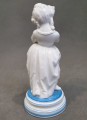 Przedwojenna figurka dziewczynki - stara porcelana