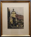 Rothenburg ob der Tauber - kolorowa grafika - Rudolf Veit