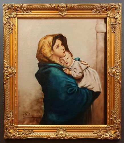 Matka Boska Cygańska - obraz olejny sakralny - Roberto Ferruzzi