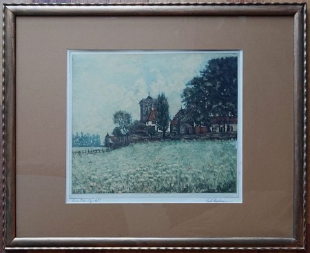 Widok na miejską panoramę - Fritz Hartmann