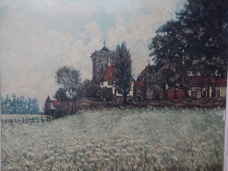 Widok na miejską panoramę - Fritz Hartmann