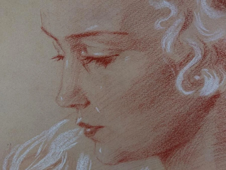 Pokoleniowy portret - Walter Stengl - obraz pastelowy