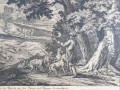 Na polowanie z psami - miedzioryt Johann Elias Ridinger