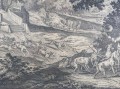 Na polowanie z psami - miedzioryt Johann Elias Ridinger