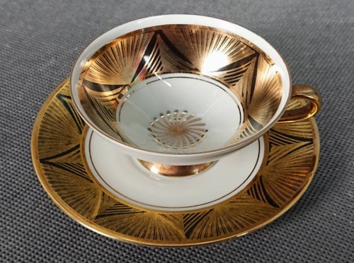 Wyzłocona filiżanka do espresso - porcelana Winterling
