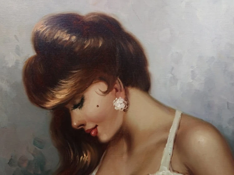 Obraz baletnicy malowany na płótnie ⭐ Rudolf Otto Franke
