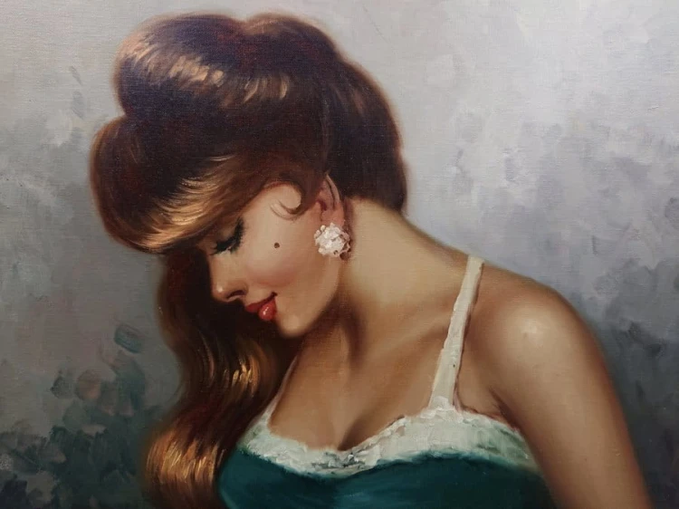 Obraz baletnicy malowany na płótnie ⭐ Rudolf Otto Franke
