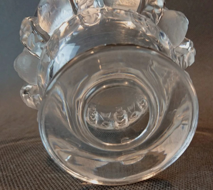 Luksusowy wazon Lalique - Dampierre - sygnowane kolekcjonerskie szkło