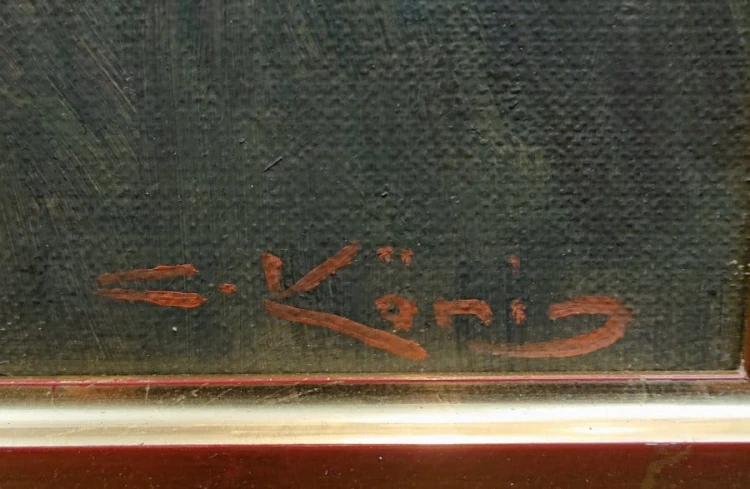 Letnia sielanka w parku - Günter König - piękny obraz do salonu
