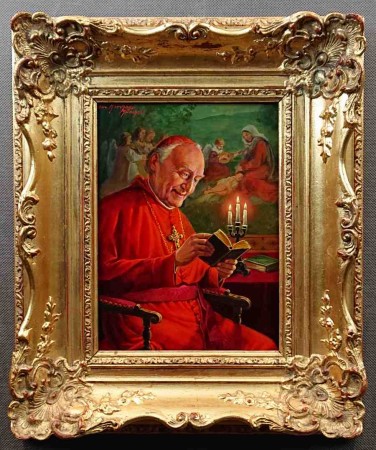 Portret kardynała - malarstwo portretowe - Otto Kirchner