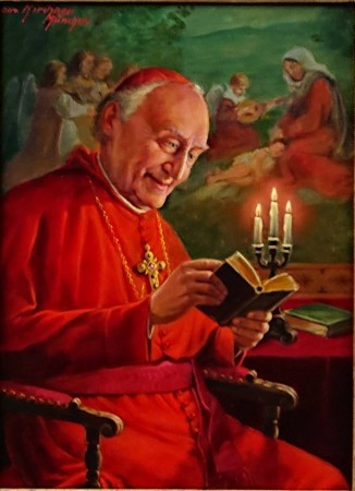 Portret kardynała - malarstwo portretowe - Otto Kirchner