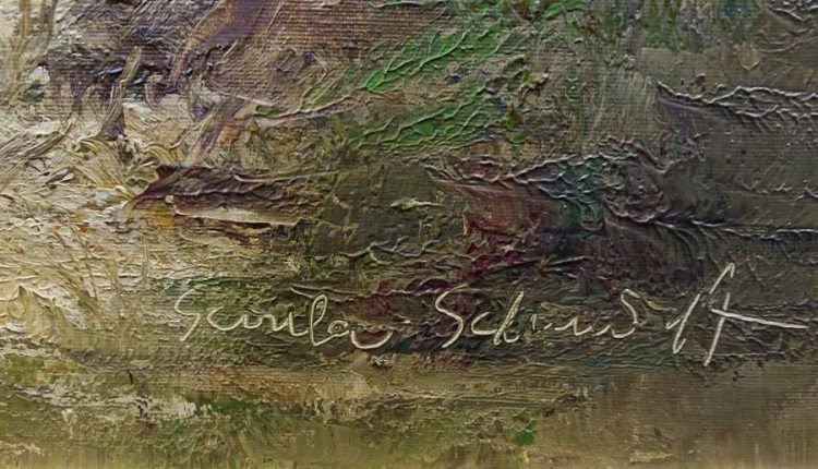 Spacer w dolinie - malarstwo krajobrazowe - Vera Scoula-Schmidt
