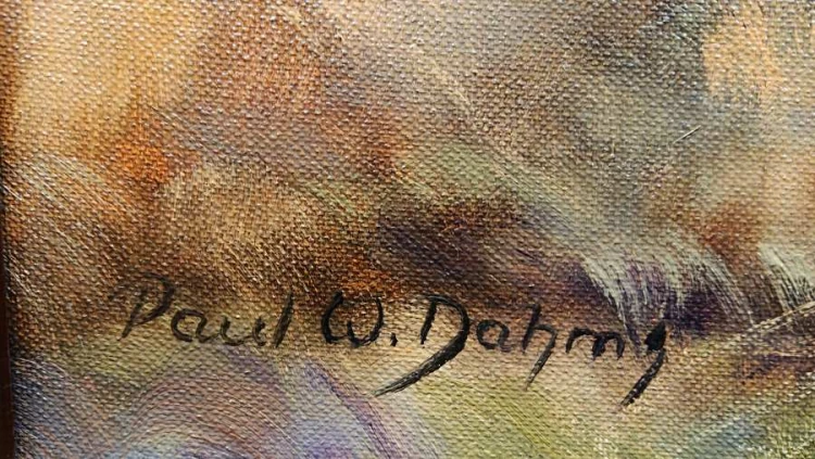 Bażanty na wrzosowisku - malarstwo animalistyczne - Paul Wilhelm Dahms