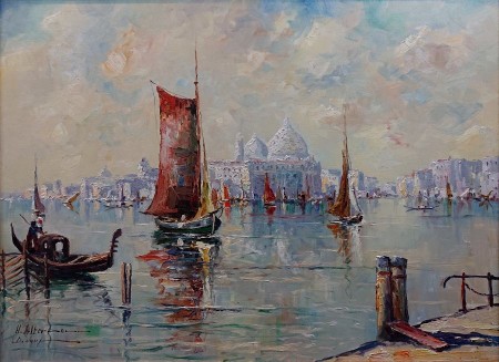 Wenecja kanał Grande - Horst Altermann - Widok na Santa Maria della Salute