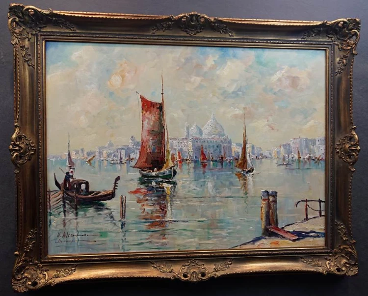 Wenecja kanał Grande - Horst Altermann - Widok na Santa Maria della Salute