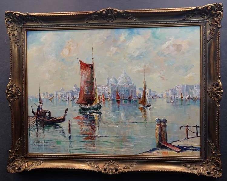 Wenecja kanał Grande - Horst Altermann - Widok na Santa Maria della Salute