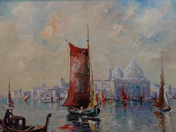 Wenecja kanał Grande - Horst Altermann - Widok na Santa Maria della Salute