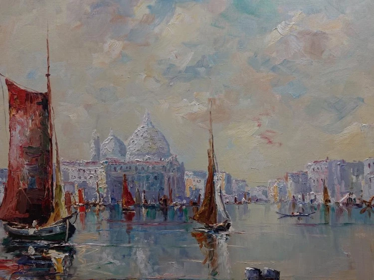 Wenecja kanał Grande - Horst Altermann - Widok na Santa Maria della Salute