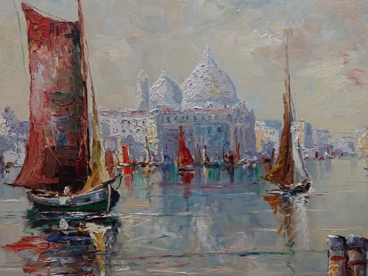 Wenecja kanał Grande - Horst Altermann - Widok na Santa Maria della Salute