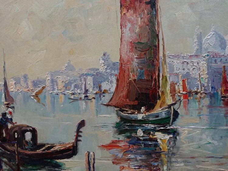Wenecja kanał Grande - Horst Altermann - Widok na Santa Maria della Salute
