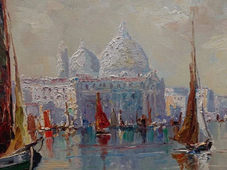 Wenecja kanał Grande - Horst Altermann - Widok na Santa Maria della Salute