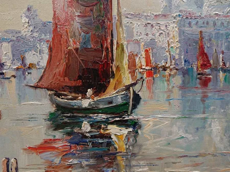 Wenecja kanał Grande - Horst Altermann - Widok na Santa Maria della Salute