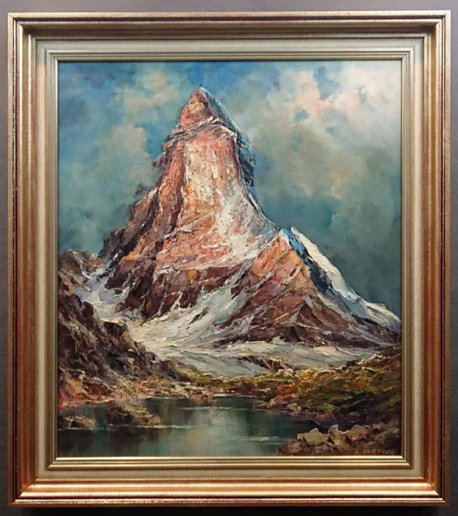 Matterhorn - obraz olejny - Heinrich Hartung