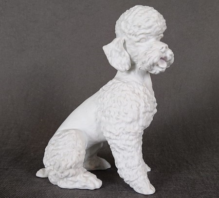 Pudel królewski - Porcelanowa figurka Kaiser