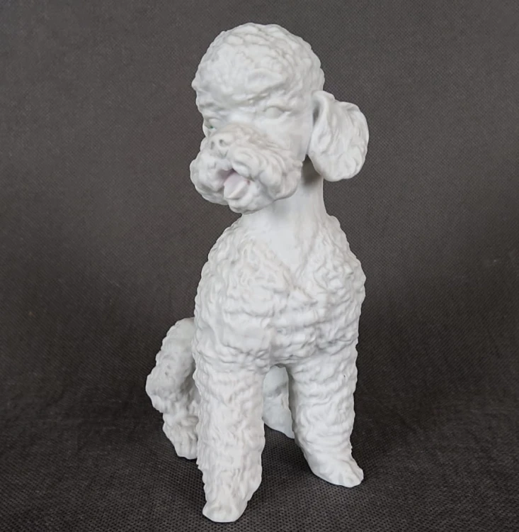 Pudel królewski - Porcelanowa figurka Kaiser