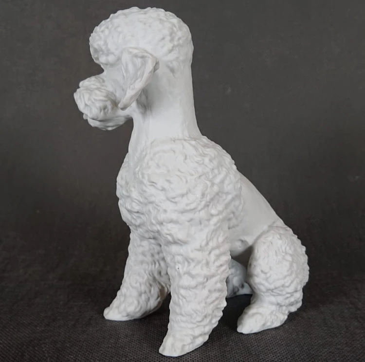 Pudel królewski - Porcelanowa figurka Kaiser