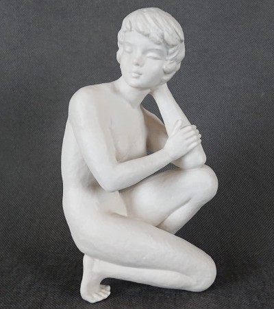 Figuralny biały akt - Porcelana Goebel - Gerhard Skrobek