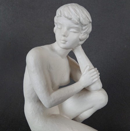 Figuralny biały akt - Porcelana Goebel - Gerhard Skrobek