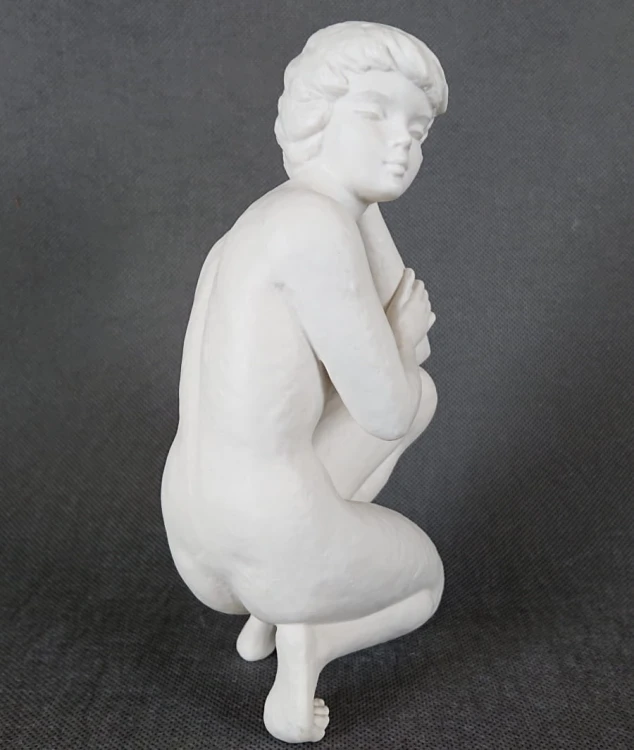 Figuralny biały akt - Porcelana Goebel - Gerhard Skrobek