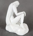 Nimfa wodna - Porcelanowa duża figurka - Wytwórnia Höchst
