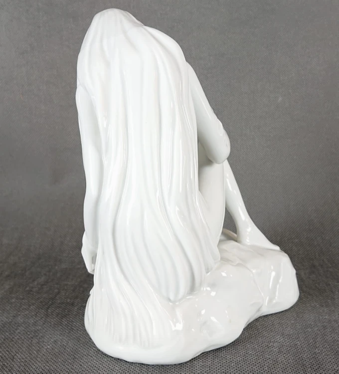 Nimfa wodna - Porcelanowa duża figurka - Wytwórnia Höchst