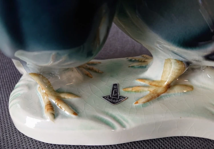 Para gołębi - Figurka z porcelany - Wytwórnia Cortendorf