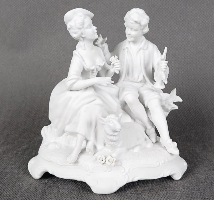 Zakochana para - Porcelana Unterweissbach