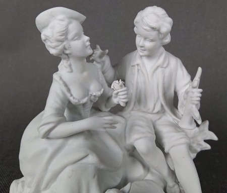 Zakochana para - Porcelana Unterweissbach